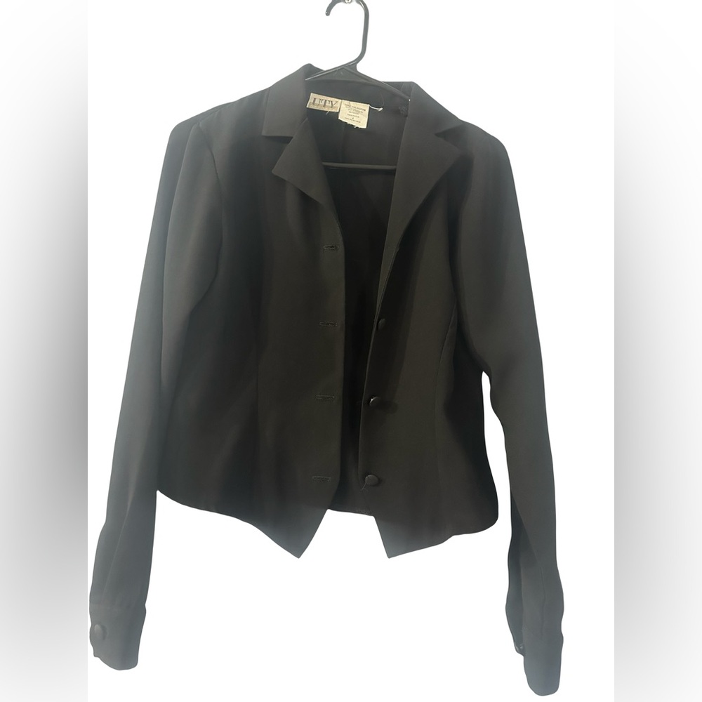UTY Apparel Women's Black Tailored Suit Jacket